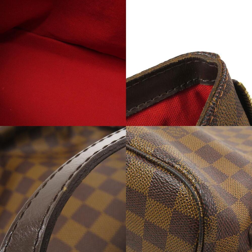 Louis Vuitton Canvas Cabas Bag Ebene Shoulder Damier Brown Rivington - Picture 9 of 11
